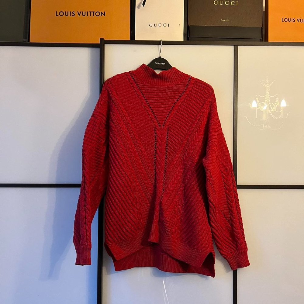 V by Very Womens Red Jumper